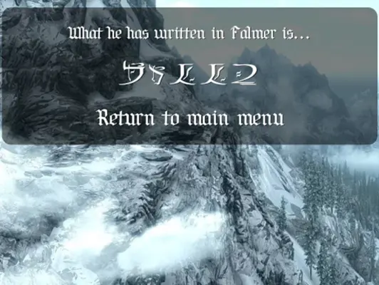 Languages Skyrim android App screenshot 2